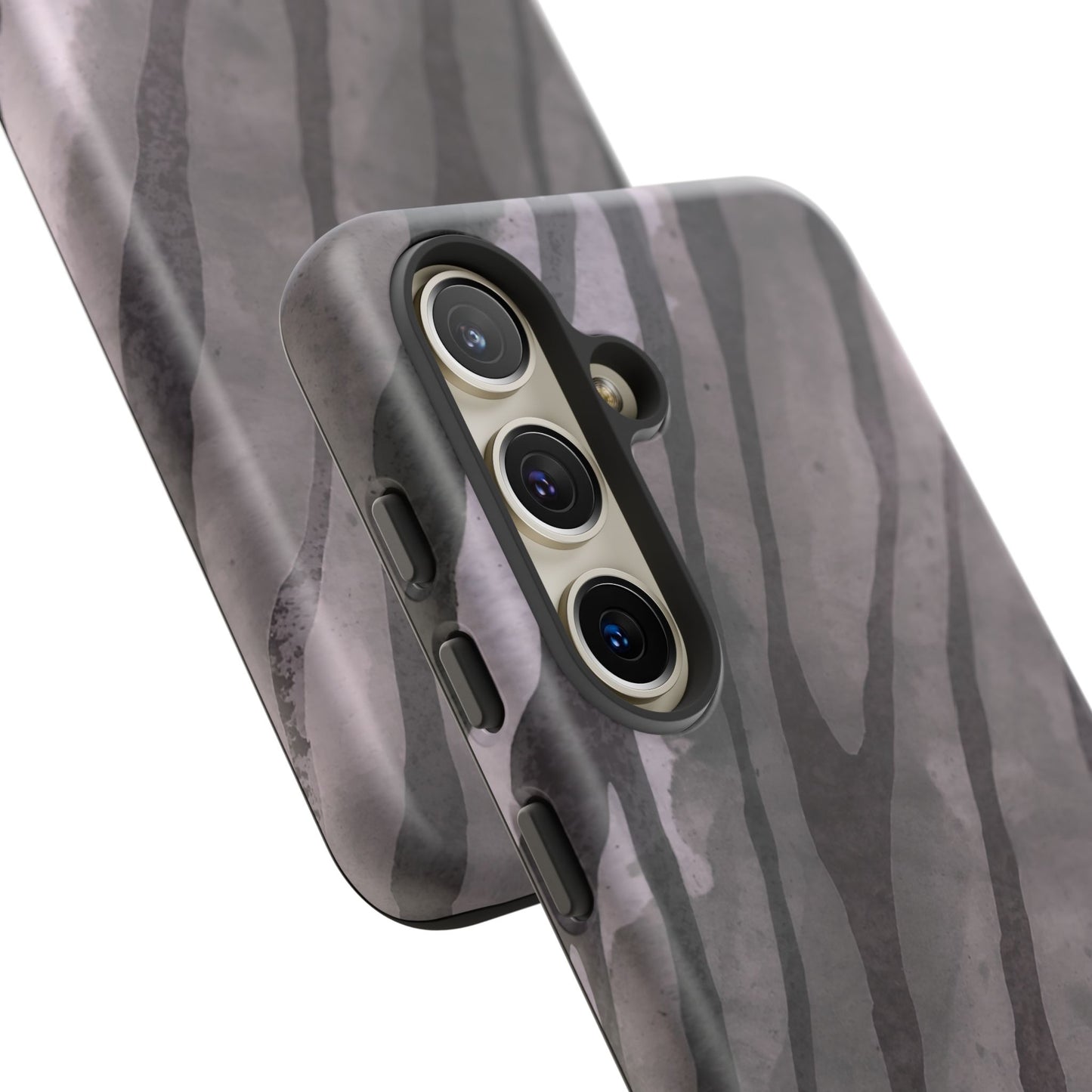 osbina | Stripes on Point — The Muted Gray + Black Tiger Case | The Season Collective