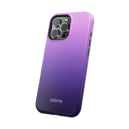 osbina | MagSafe compatible for iPhone | The Violet Haze Phone Case | Color Edit Collection