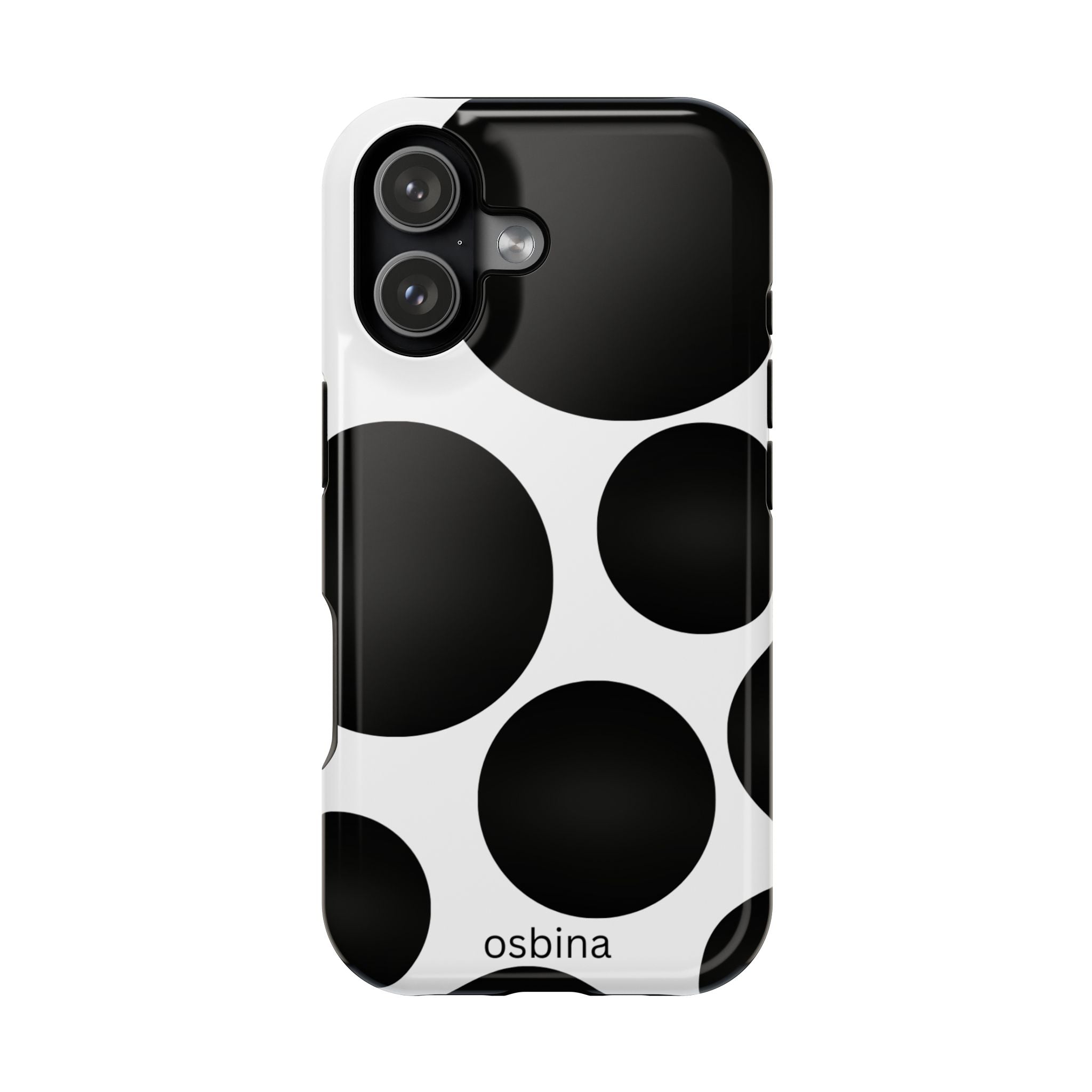 osbina | MagSafe for iPhone | Noir Bubbles Designer Case