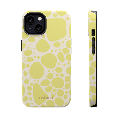 osbina | MagSafe compatible for iPhone | The Chartreuse Mirage Phone Case | Color Edit Collection