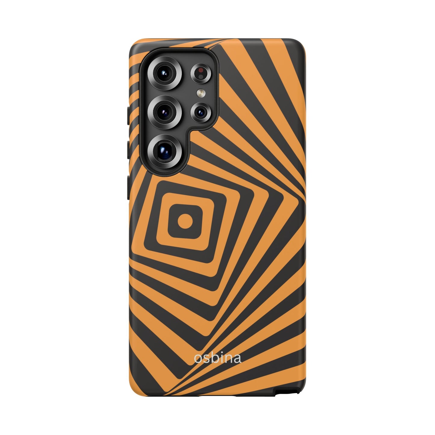 osbina | Step Into the Zone — The Orange + Black Spiral Case | The Season Collective