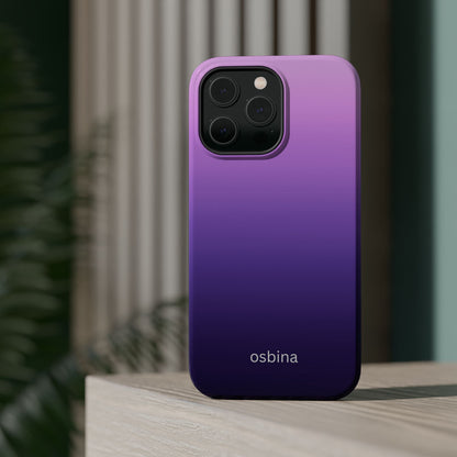 osbina | MagSafe compatible for iPhone | The Violet Haze Phone Case | Color Edit Collection
