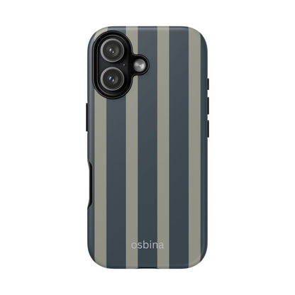 osbina | Grayhaven Navy & Gray Sophisticated Phone Case | Modern Muse Collection