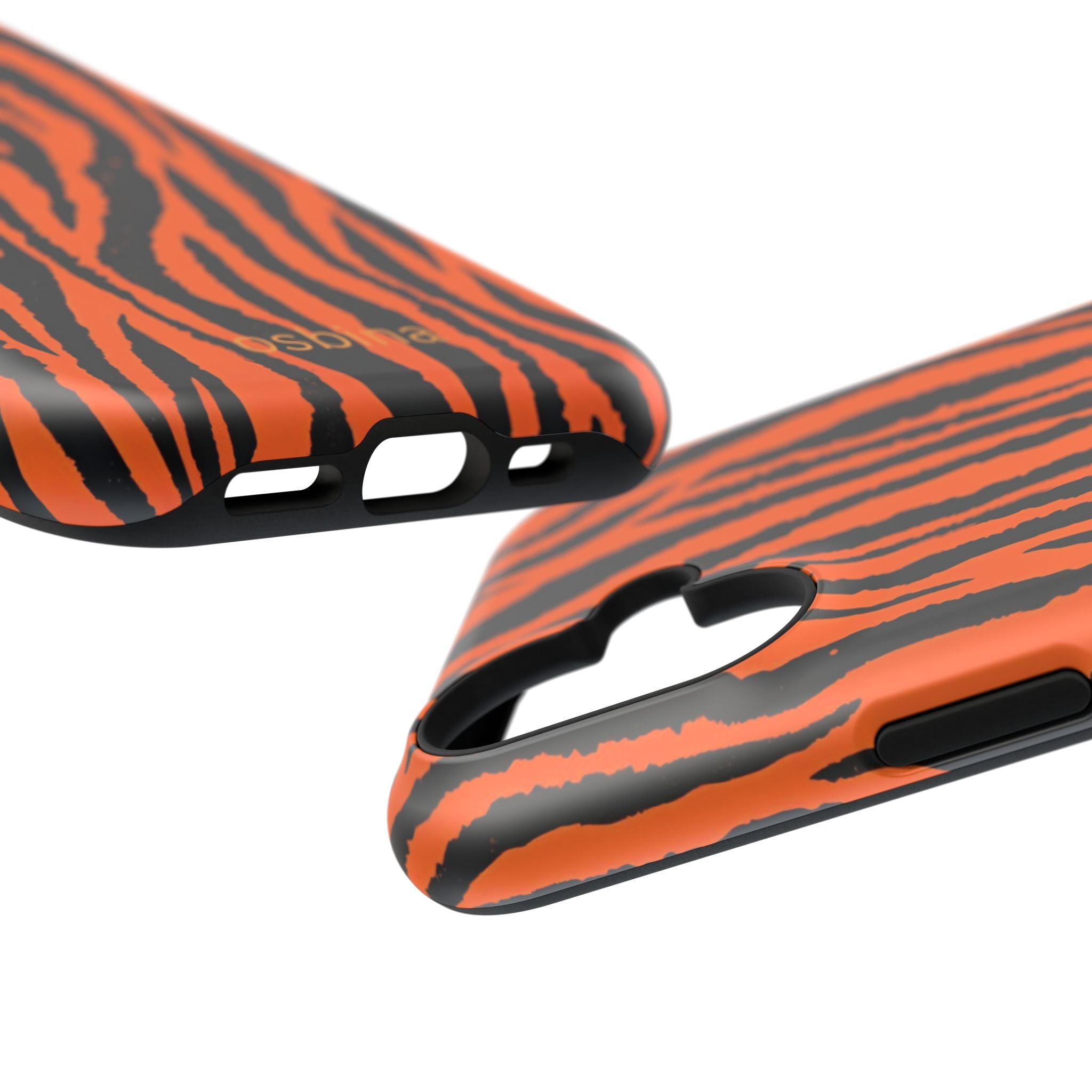 osbina | Tiger, But Make It Chic — The Bengal Stripe Case in Orange + Black | The Season Collective