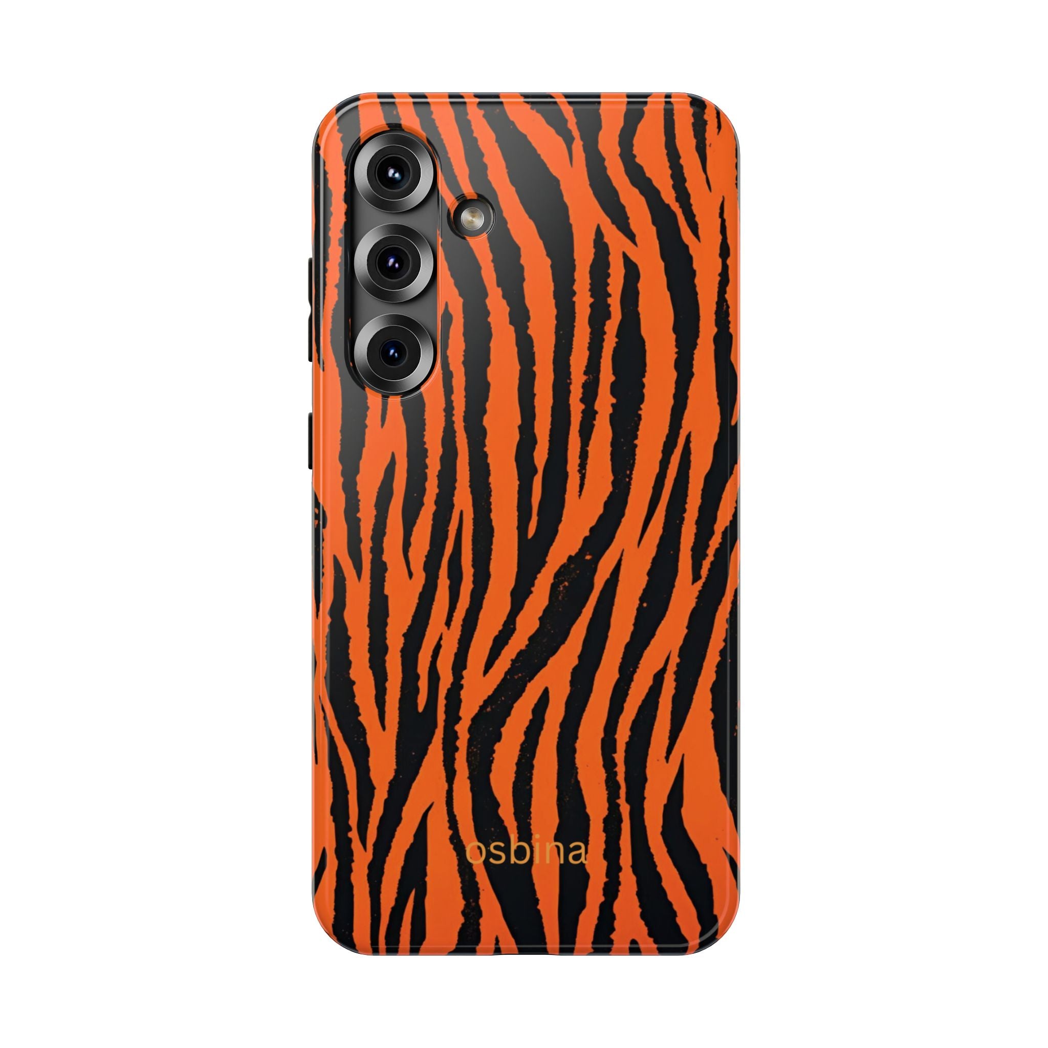osbina | Tiger, But Make It Chic — The Bengal Stripe Case in Orange + Black | The Season Collective