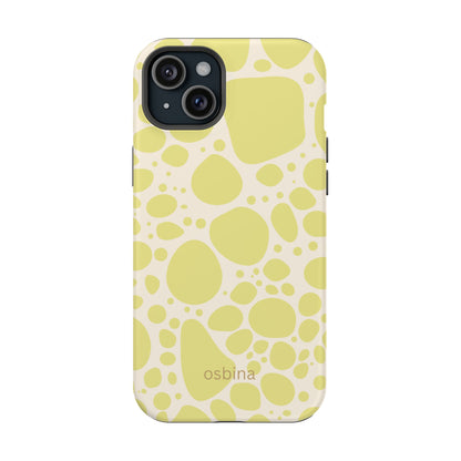 osbina | MagSafe compatible for iPhone | The Chartreuse Mirage Phone Case | Color Edit Collection
