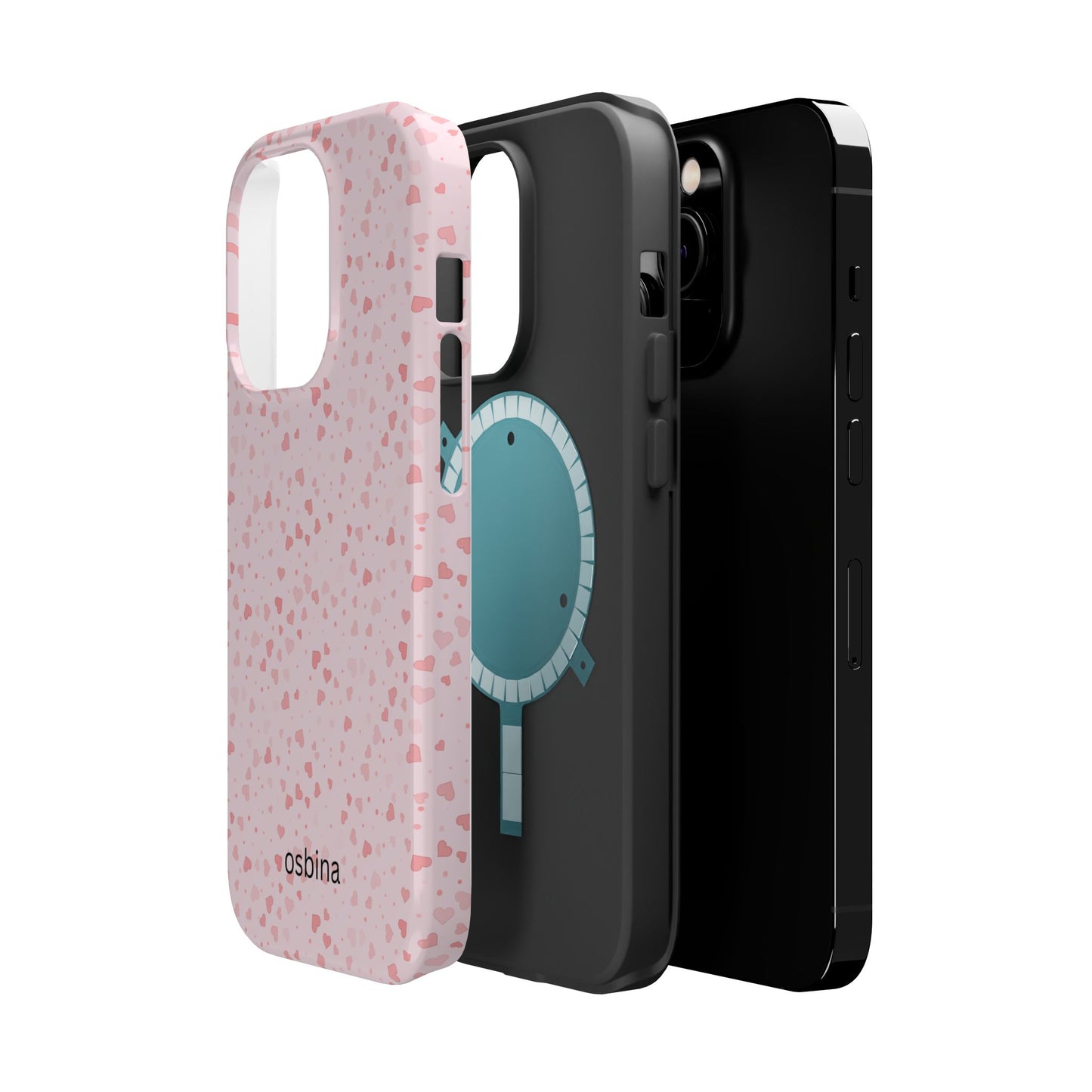 osbina | MagSafe compatible for iPhone | Pure Affection Sweethearts  Phone Case | Modern Muse Collection