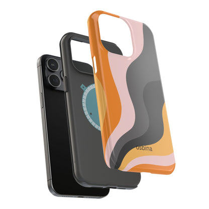 osbina | MagSafe Compatible for iPhone | The Case That Says “Fall, But Make It Fashion” | Retro Swirl Edition | The Season Collective