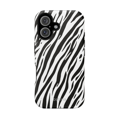 osbina | MagSafe Compatible for iPhone | The Bengal Bold Stripe Case in White + Black | The Season Collective