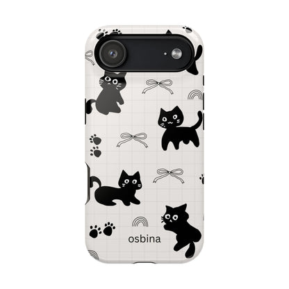 osbina | MagSafe compatible for iPhone | Meow Mode Cat Phone Case | The Season Collective