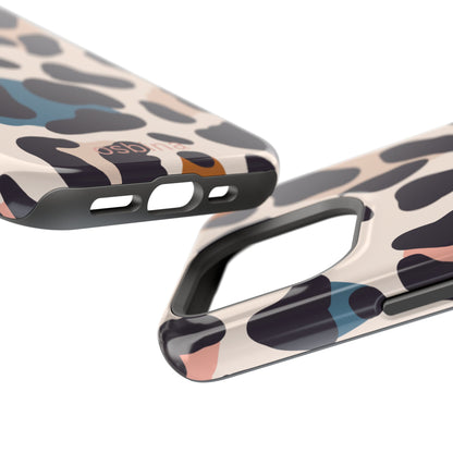 osbina | MagSafe compatible for iPhone | Leopard Luxe Color Pop Leopard Print Phone Case | Modern Muse Collection