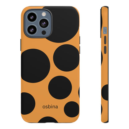 osbina | The Bubble Statement Case in Orange + Black | The Season Collective