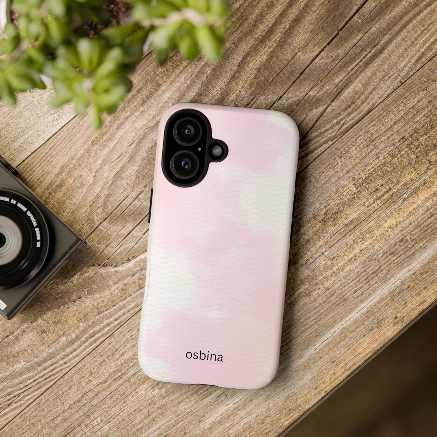 osbina | Pink Cotton Cloud Phone Case | Modern Muse Collection
