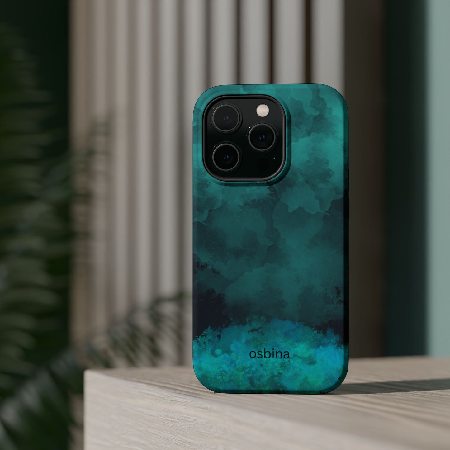 osbina | MagSafe compatible for iPhone | Midnight Aurora Phone Case | Modern Muse Collection