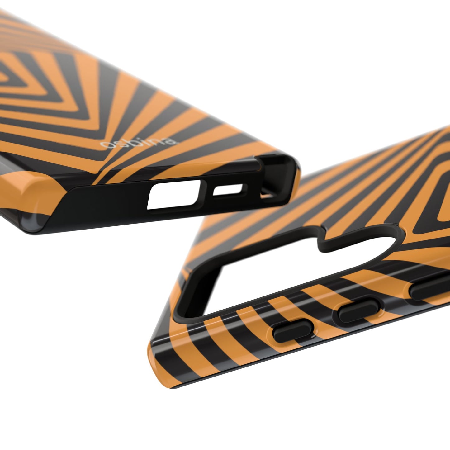 osbina | Step Into the Zone — The Orange + Black Spiral Case | The Season Collective