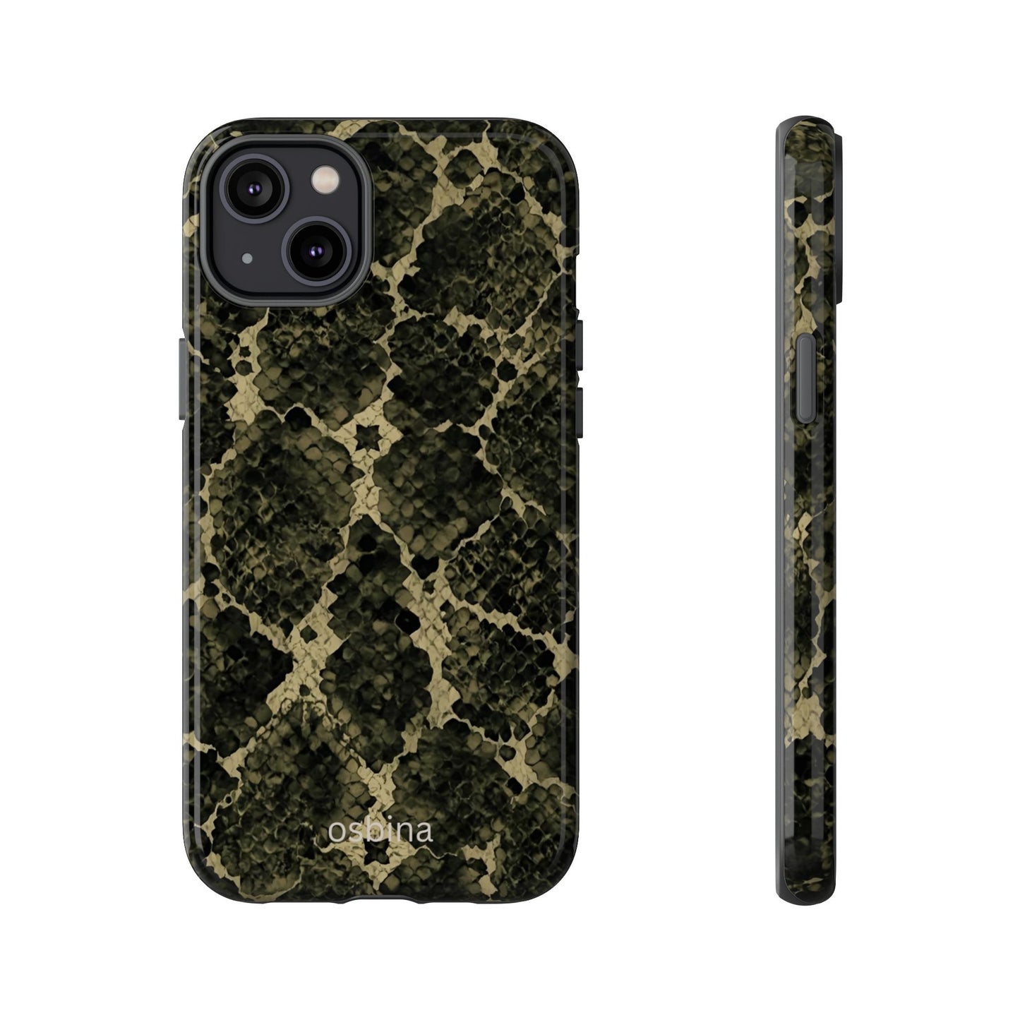 osbina | The Olive Snakeskin Designer Case