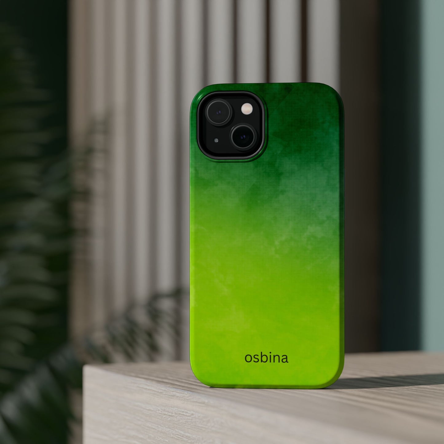 osbina | MagSafe compatible for iPhone | The Verde Glow Phone Case | Color Edit Collection