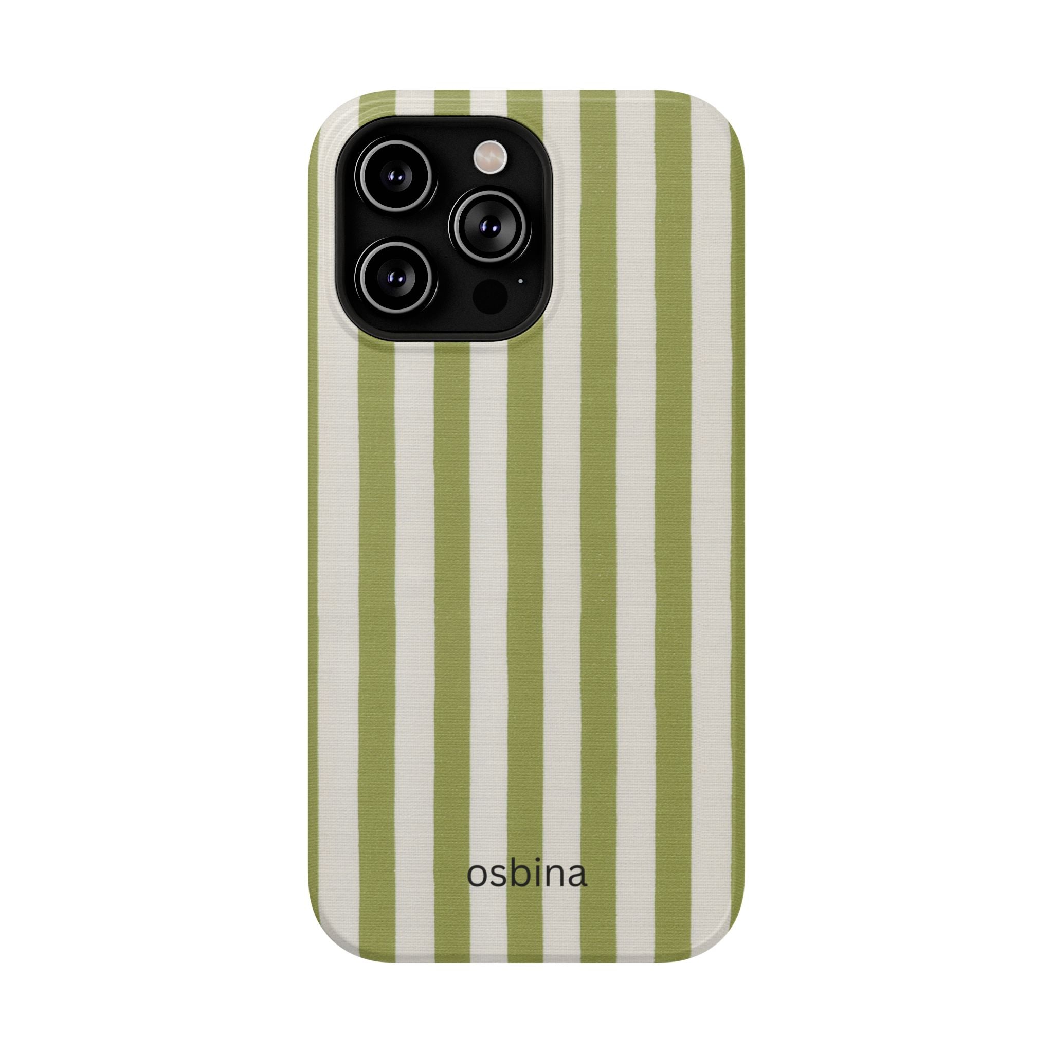 osbina | Verde Stripe, Designer Case