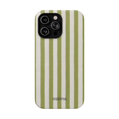 osbina | Verde Stripe, Designer Case