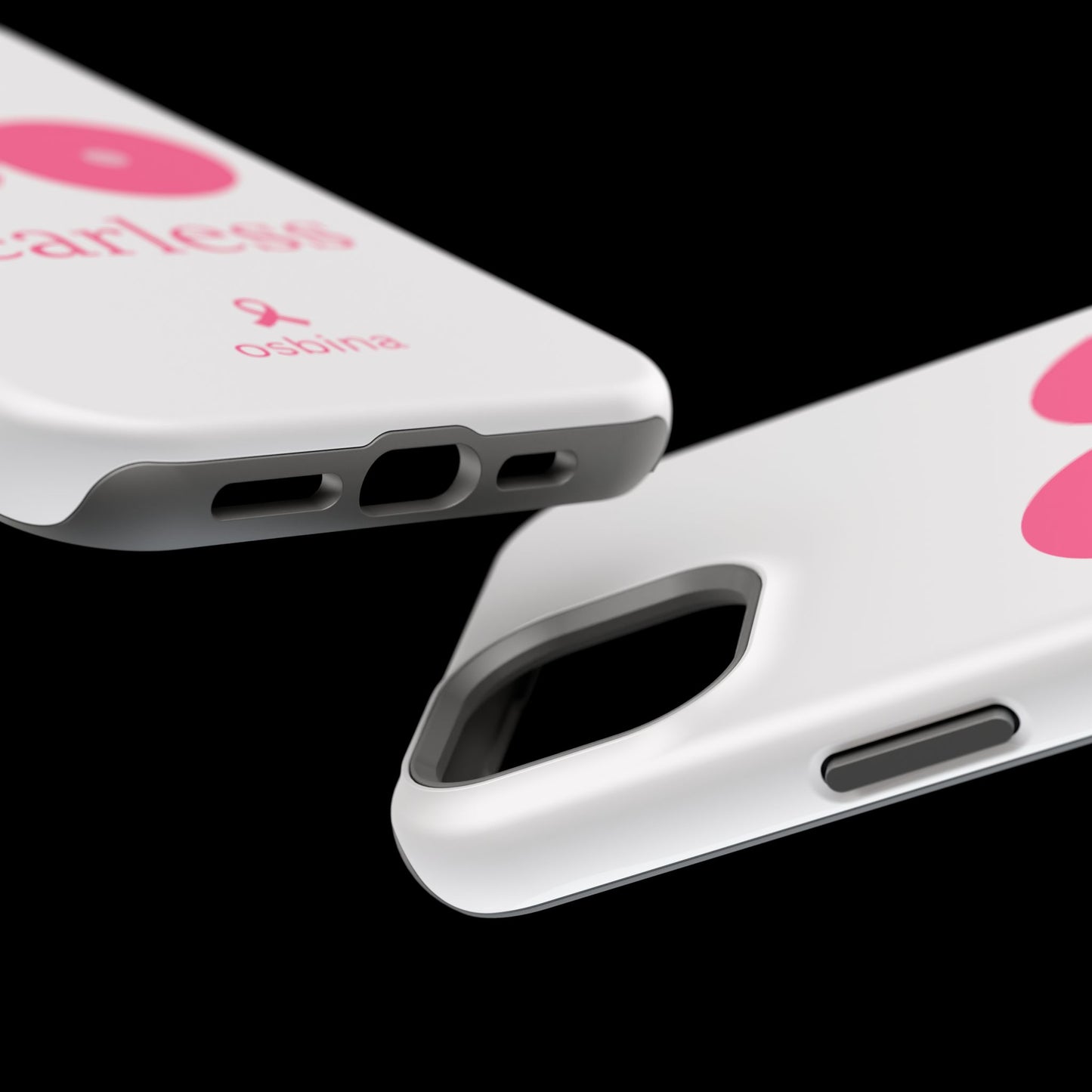 osbina |  MagSafe compatible for iPhone | Limited Edition The Fearless Tatas Case in Light Pink + Soft Pink + Hot Pink | The Pink October Collection | Inspired By