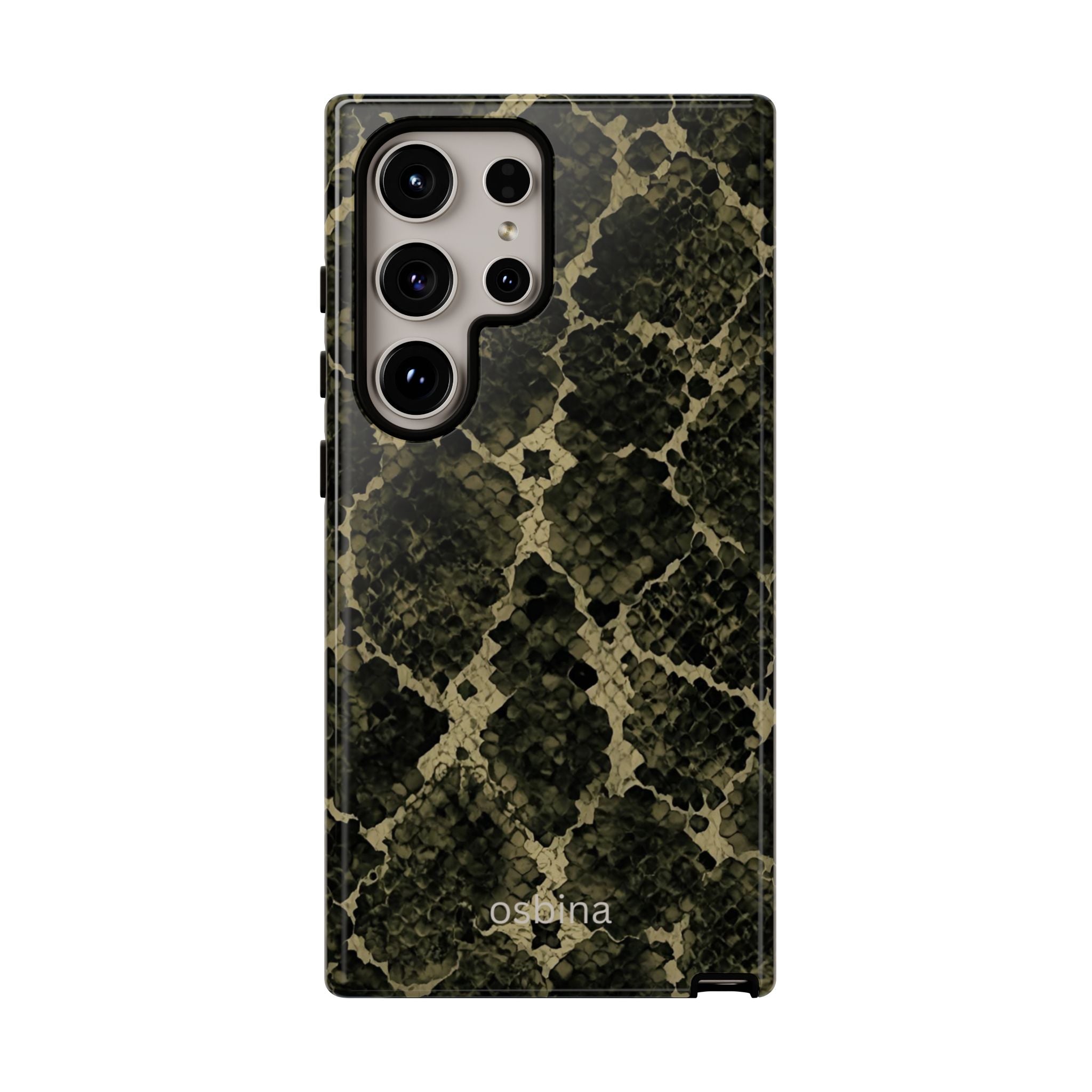 osbina | The Olive Snakeskin Designer Case