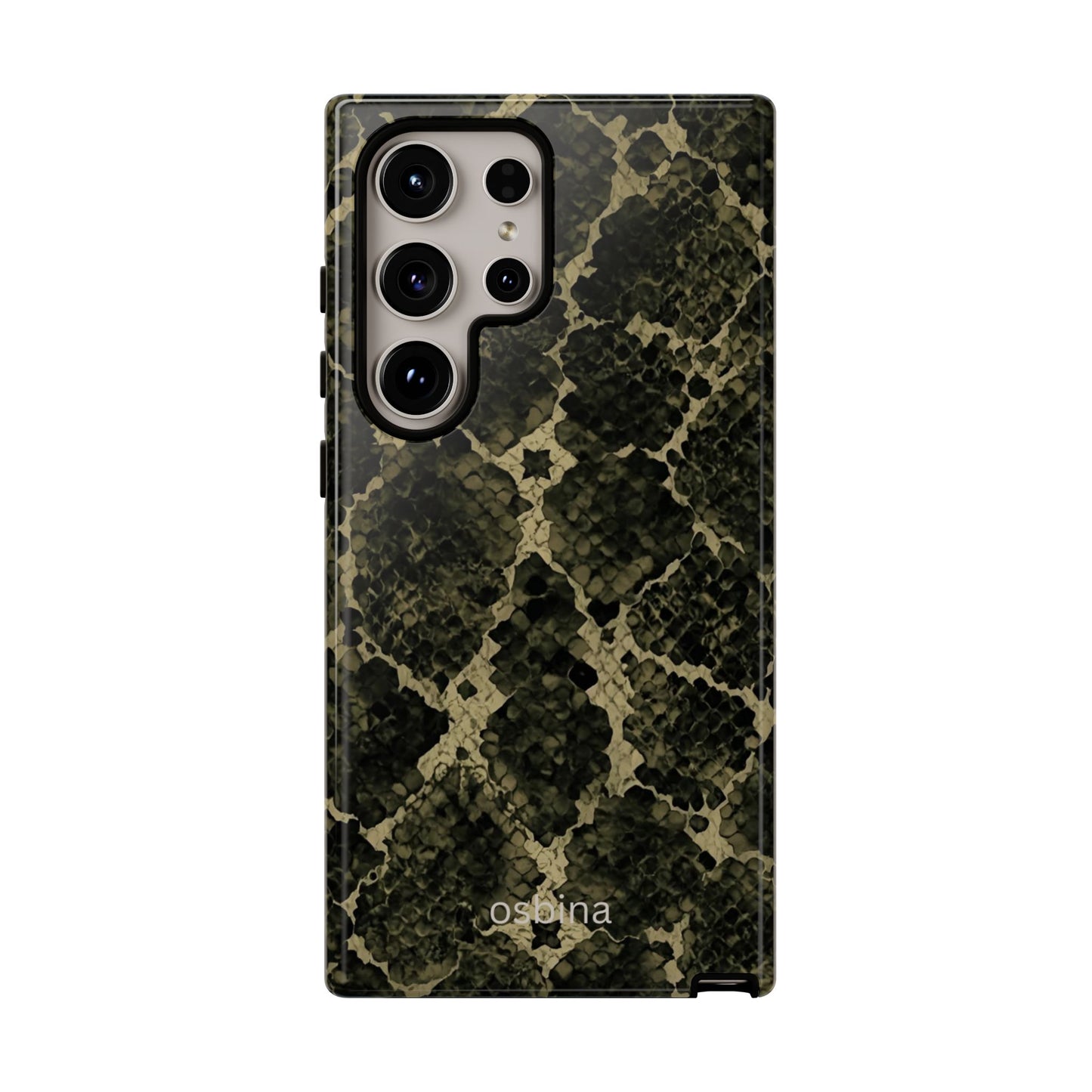 osbina | The Olive Snakeskin Designer Case