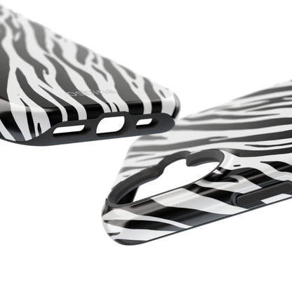 osbina | MagSafe Compatible for iPhone | The Bengal Bold Stripe Case in White + Black | The Season Collective