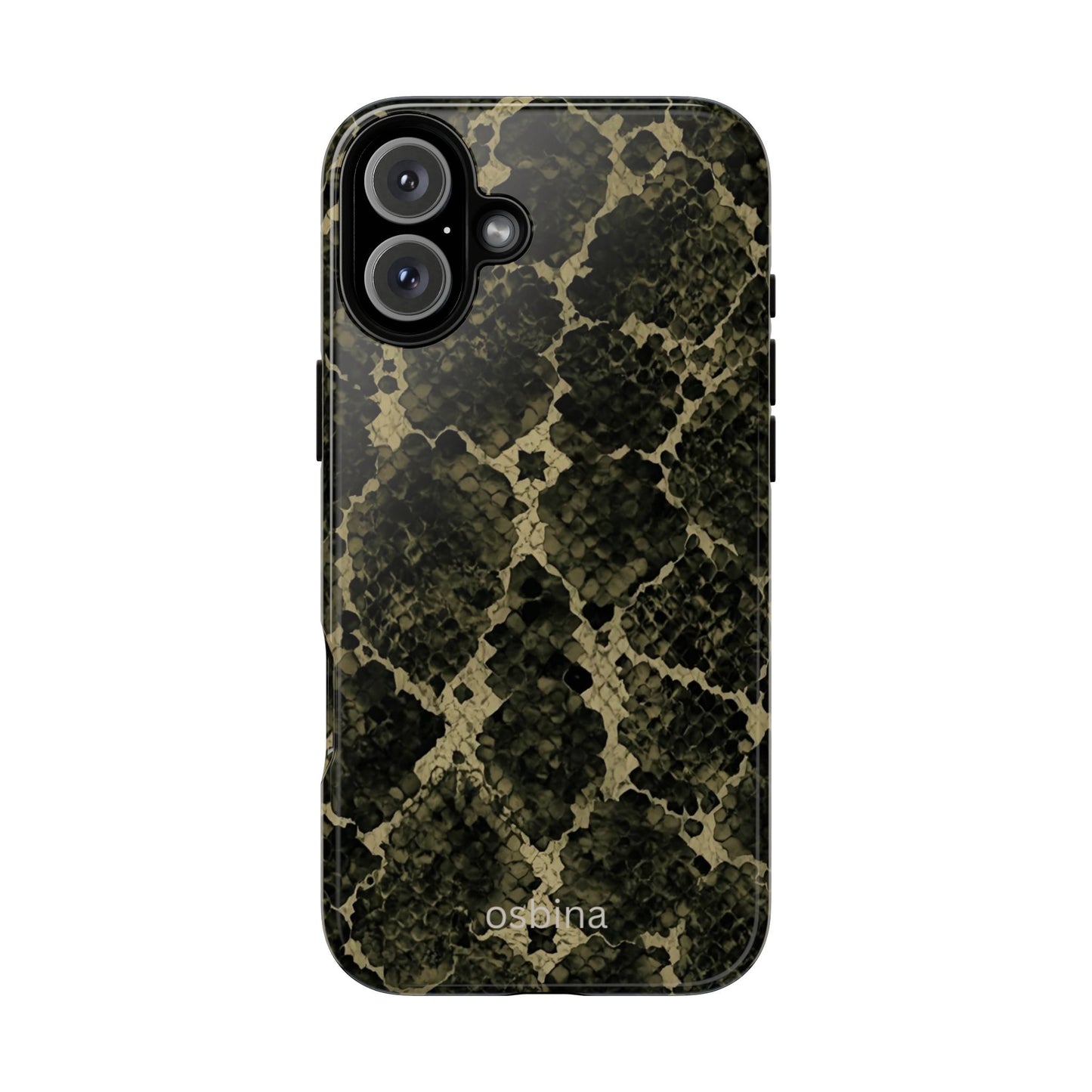 osbina | The Olive Snakeskin Designer Case