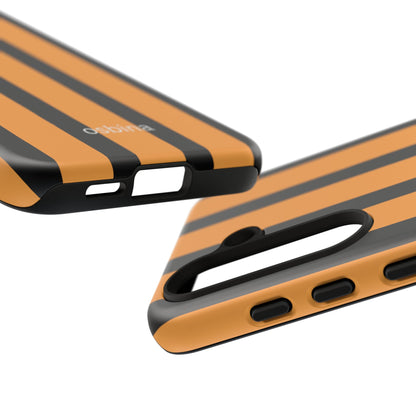 osbina | The Statement Stripe Case in Black + Orange | The Season Collective