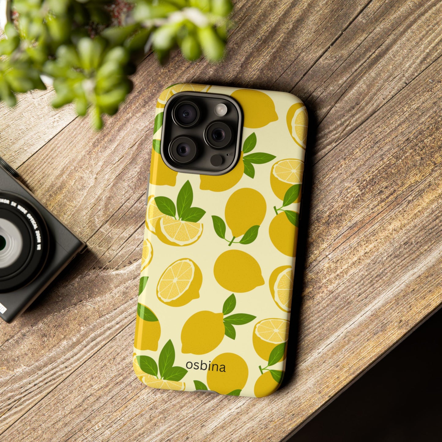 osbina | Limoncello Lemon Phone Case | Modern Muse Collection