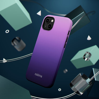 osbina | MagSafe compatible for iPhone | The Violet Haze Phone Case | Color Edit Collection