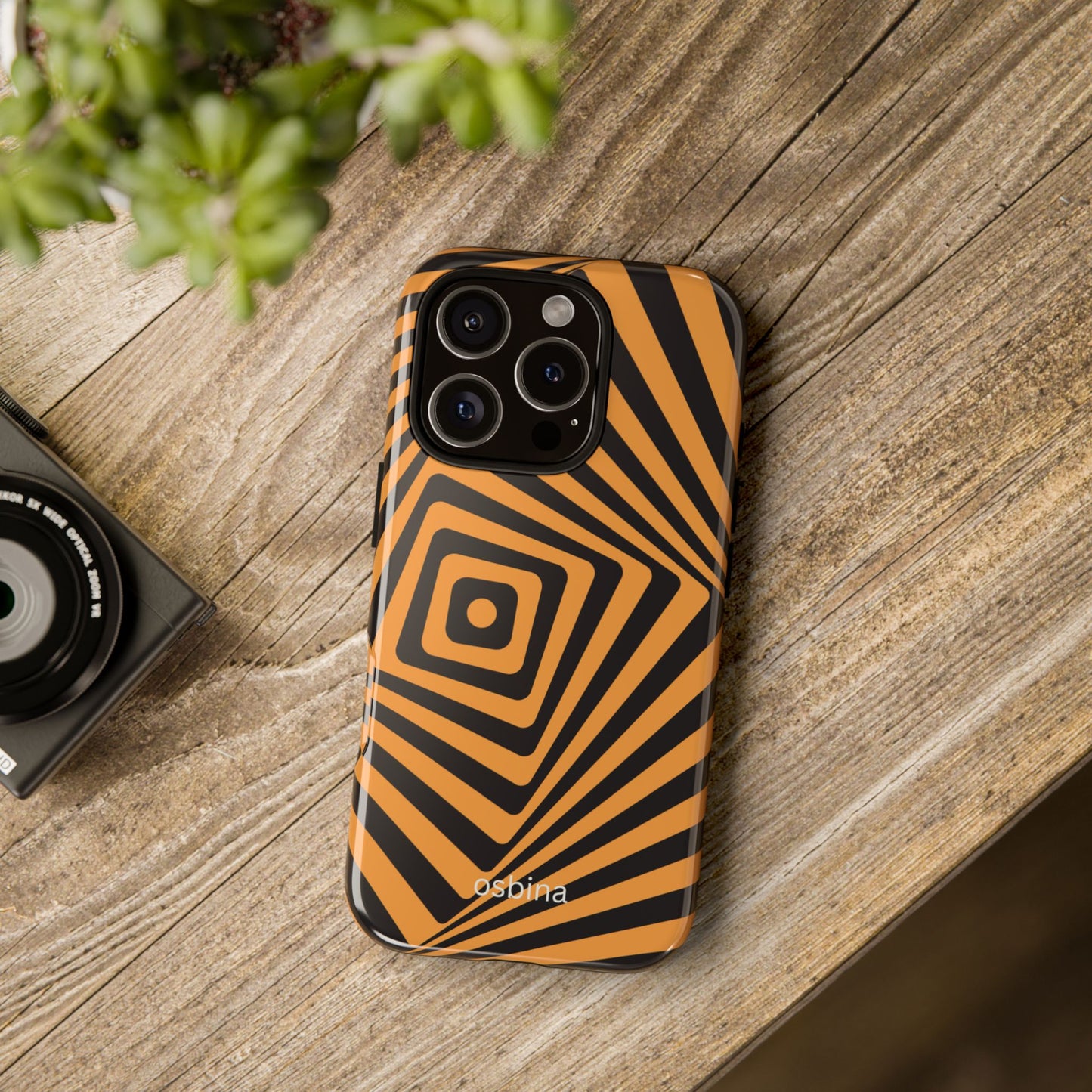 osbina | Step Into the Zone — The Orange + Black Spiral Case | The Season Collective