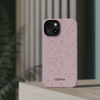 osbina | MagSafe compatible for iPhone | Pure Affection Sweethearts  Phone Case | Modern Muse Collection