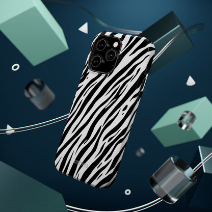 osbina | MagSafe Compatible for iPhone | The Bengal Bold Stripe Case in White + Black | The Season Collective