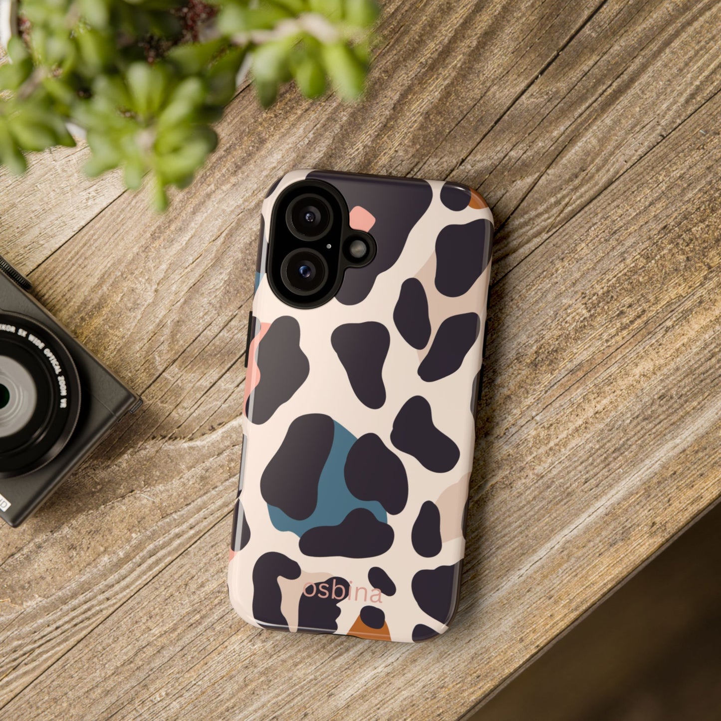 osbina | Leopard Luxe Color Pop Leopard Print Phone Case | Modern Muse Collection