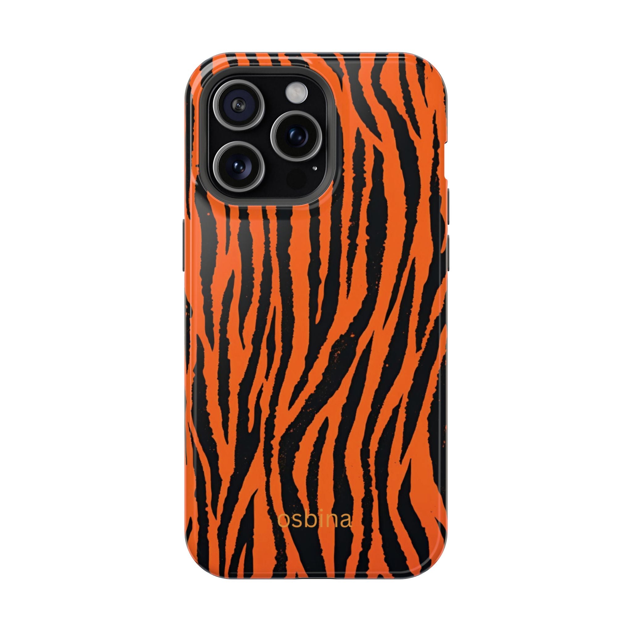 osbina | Tiger, But Make It Chic — The Bengal Stripe Case in Orange + Black | The Season Collective