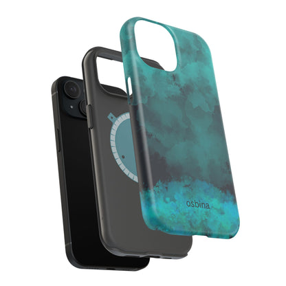 osbina | MagSafe compatible for iPhone | Midnight Aurora Phone Case | Modern Muse Collection