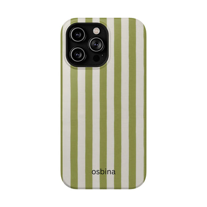 osbina | Verde Stripe, Designer Case