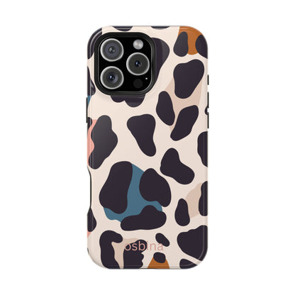 osbina | MagSafe compatible for iPhone | Leopard Luxe Color Pop Leopard Print Phone Case | Modern Muse Collection