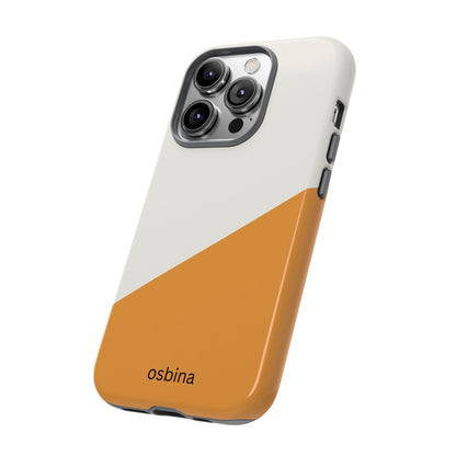 osbina | Divide & Conquer — The Orange + White Split Diagonal Case | The Season Collective