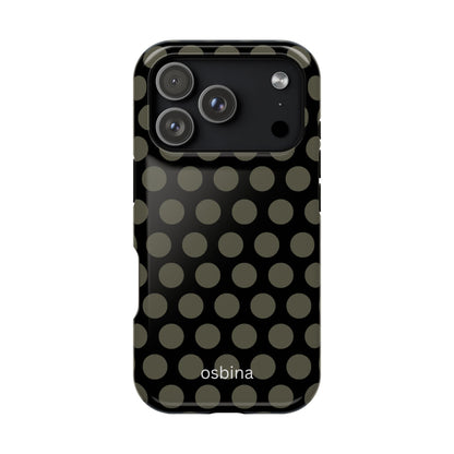 osbina | MagSafe compatible for iPhone | Onyx Chic Phone Case | Modern Muse Collection