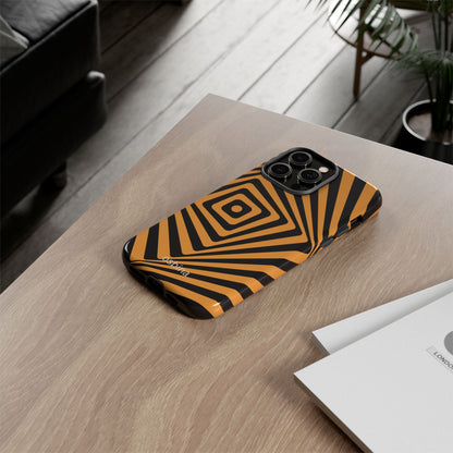 osbina | Step Into the Zone — The Orange + Black Spiral Case | The Season Collective