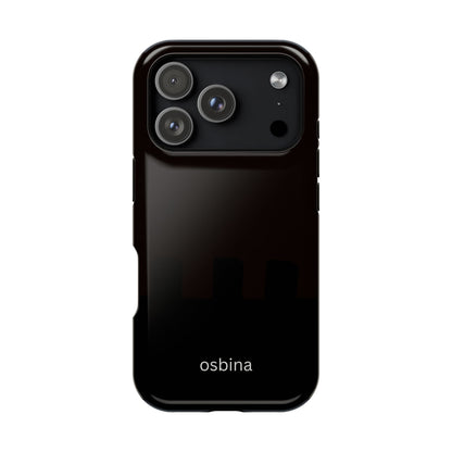 osbina | MagSafe compatible for iPhone | The Onyx Phone Case | Modern Man Collection