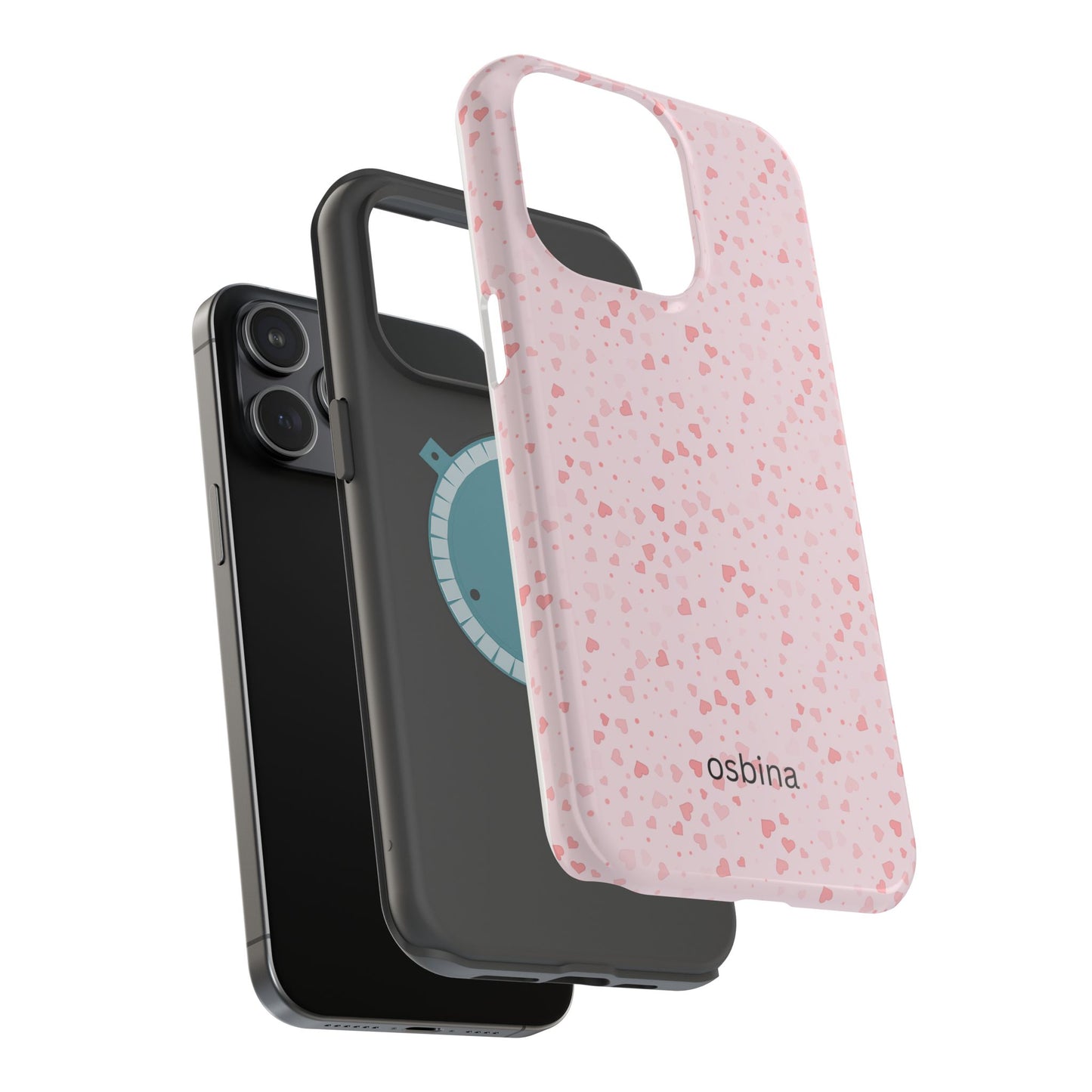 osbina | MagSafe compatible for iPhone | Pure Affection Sweethearts  Phone Case | Modern Muse Collection