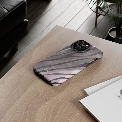 osbina | Stripes on Point — The Muted Gray + Black Tiger Case | The Season Collective