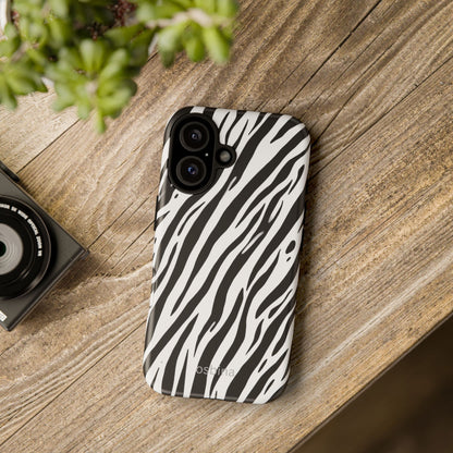 osbina | The Bengal Bold Stripe Case in White + Black | The Season Collective