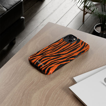 osbina | Tiger, But Make It Chic — The Bengal Stripe Case in Orange + Black | The Season Collective