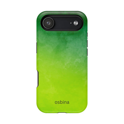 osbina | MagSafe compatible for iPhone | The Verde Glow Phone Case | Color Edit Collection
