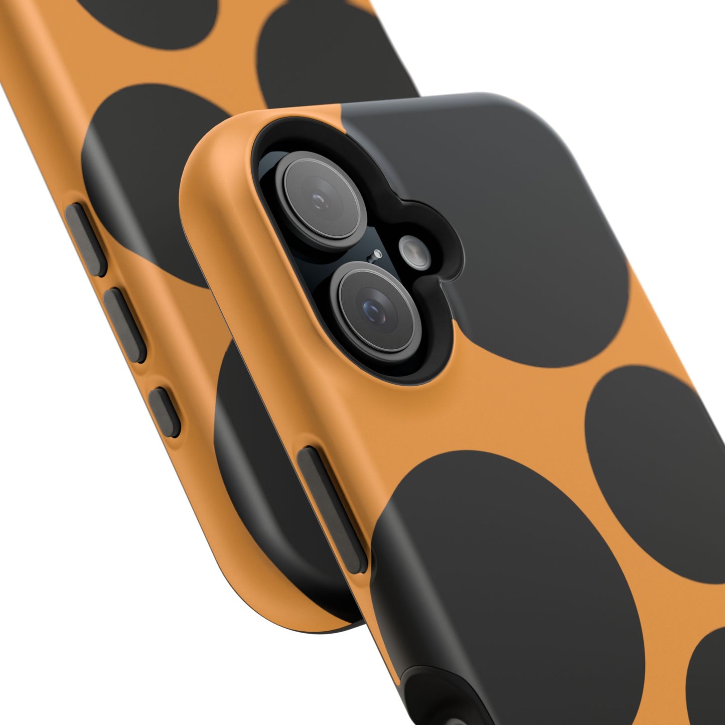 osbina | MagSafe Compatible for iPhone | The Bubble Statement Case in Orange + Black | The Season Collective