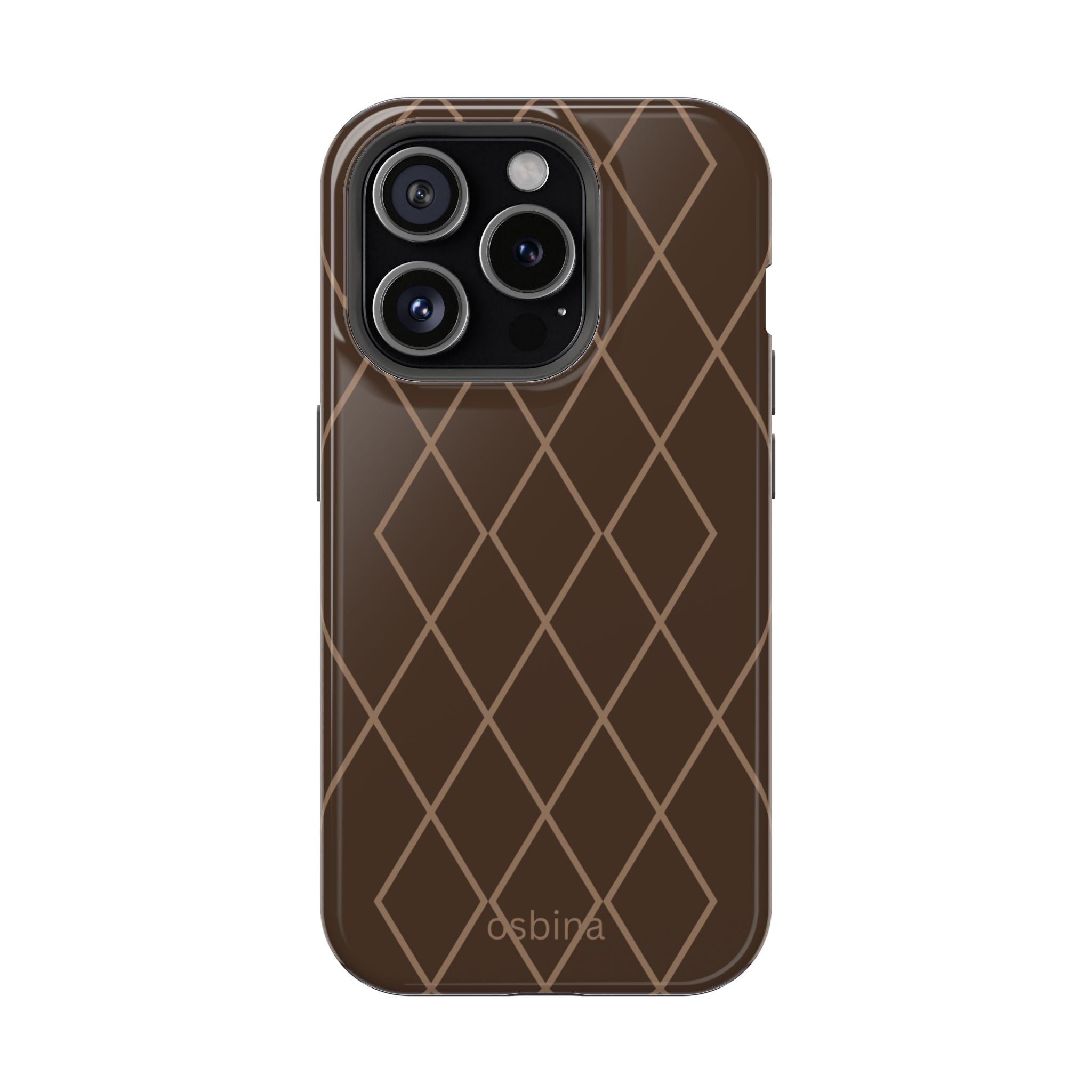 osbina | MagSafe for iPhone | Diamond Espresso Designer Case